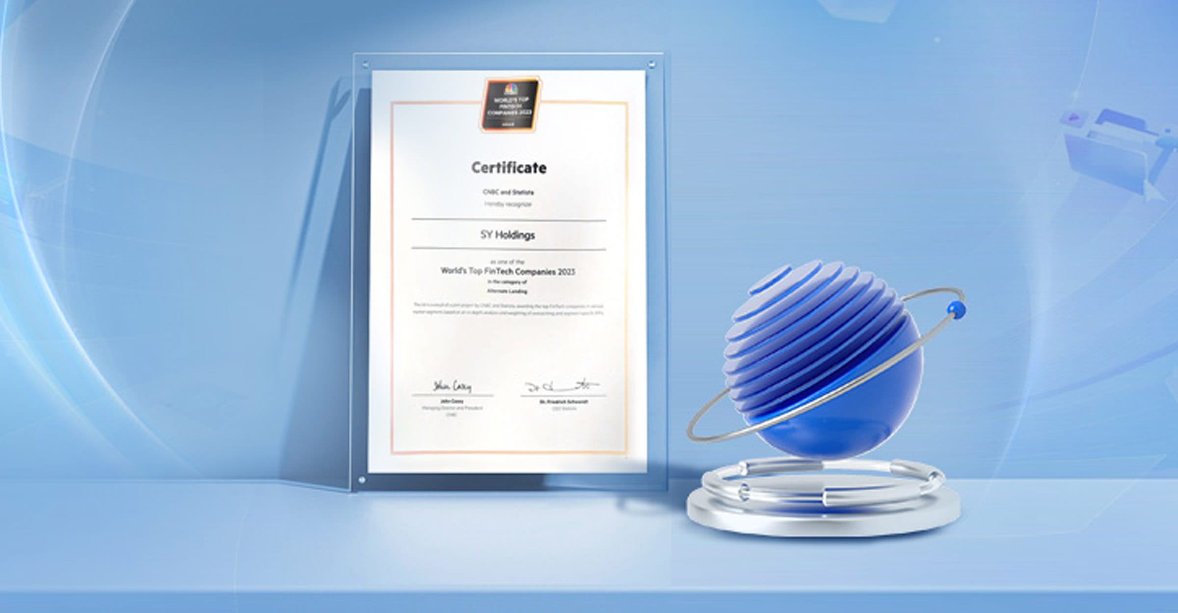 Selected as one of the World’s Top 200 Fintech Companies 2023 in a list published by CNBC