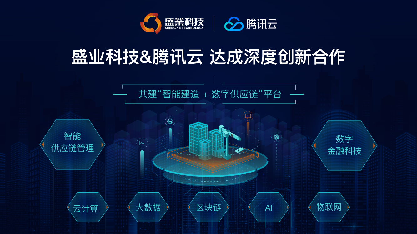 SY Technology and Tencent Cloud combine forces to create "smart construction + digital supply chain" platform for developing industrial IoT 