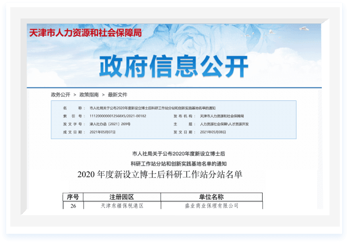 Approved to establish the domestic industry’s first national level postdoctoral research center