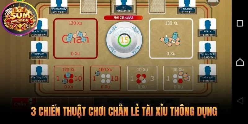 Chiến thuật chẵn lẻ tài xỉu soi cầu và gấp thếp